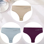 3PCS/Set Women's Panties Sexy Underwear FINETOO Large Size Thong Women Seamless Panties High Waist Girls Thongs M-2XL - Matrix Studios