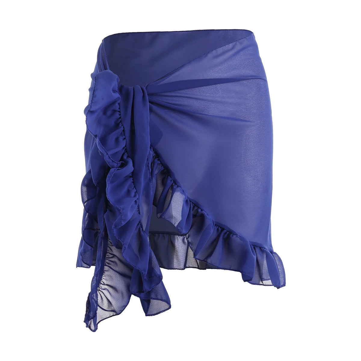 Yiiciovy 2023 Women Cover-Ups Skirts Chiffon Swimwear Pareo Scarf Bikini Cover-Ups Wrap Kaftan Sarong Beach Sexy Skirts 9 Colors - Matrix Studios