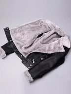 Women Casual Faux PU Leather Jacket Faux Fur Moto Bike Jackets Coat Fashion Streetwear Autumn Winter Basic Female Outerwear 2026 - Matrix Studios