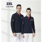 Long Sleeve Polo Shirt 2023 New Casual Long Sleeve Top Personal Company Custom Embroidery Men and Women Polo Shirt Long  Sleeve - Matrix-studios.com