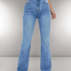 New women's hot jeans slimming European and American style casual versatile high waist washed Denim trousers for women - Matrix-studios.com