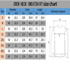 Santa Jaws Jaws Men's Crew Neck Ugly Christmas Sweatshirt Soft Comfy Stylish Relaxed-Fit Plus Size Long Sleeve Autumn Winter - Matrix Studios