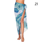 Summer Sexy Beach Skirts Women Beach Wear Chiffon Beach Wrap Skirt Towel Long Sarong Cover Up Sexy Bikini Scarf - Matrix Studios