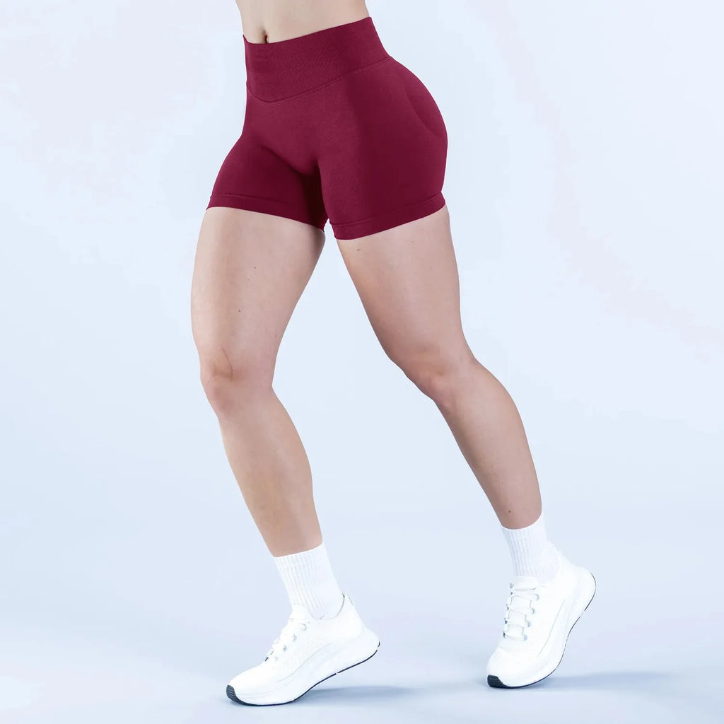 DFDK Women High Waist Yoga Shorts Scrunch Butt Lift Workout Shorts Squat Proof Fitness Gym Running Sports Push Up Athletic Leggi - Matrix-studios.com