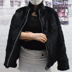 Fancy Rani Natural Rabbit Fur Coat Women Winter Jacket Real Leather And Fur Women's Clothing Female Outerwears With 2024 - Matrix Studios