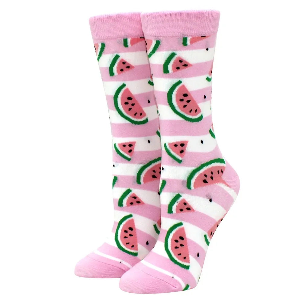 Novelty Woman Socks Harajuku Cotton Funny Happy Cartoon Cat Dog Pattern Unisex Socks Men Novelty Kawaii Socks - Matrix Studios