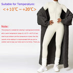 Warm Plush Sports Jumpsuits Women's Tracksuit One-Piece Fitness Suit Winter Gym Sets Long Sleeves Black Exercise Bodysuit Woman - Matrix Studios