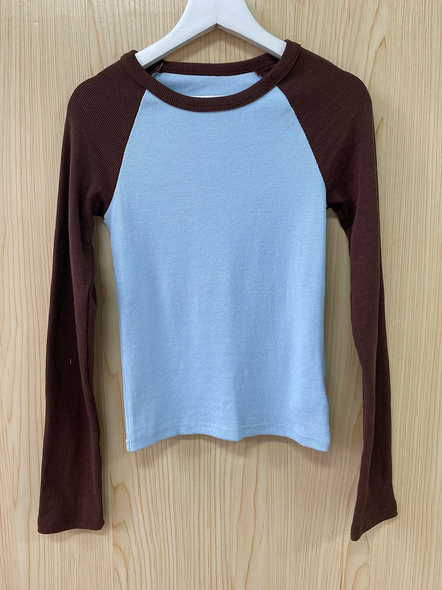Pink Striped Slim Long Sleeve Tees Women Spring Casual Cotton O-neck Tshirt New Tops Clothes Sweet Cute  Vintage T-shirts Y2K - Matrix-studios.com