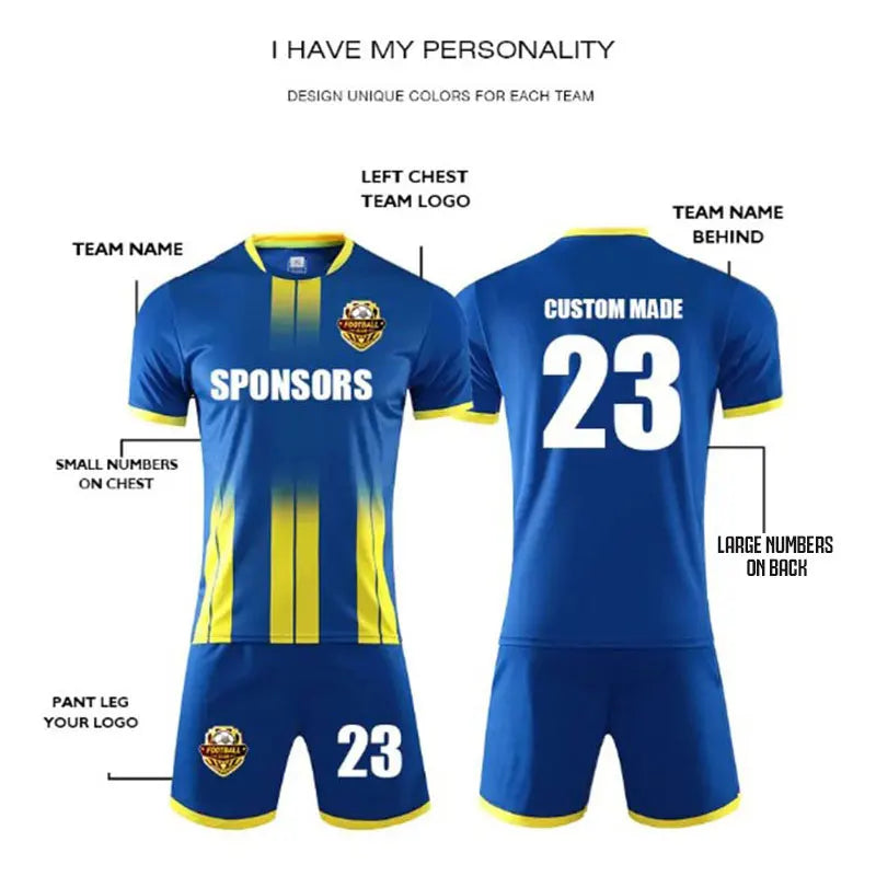 Adult Kid Soccer Jerseys Men Football Uniforms Shirts Women Futsal Sportswear Kit Training Tracksuit Child Sports Suit - Matrix-studios.com
