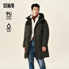 Semir Down Jacket Men 2026 New Waterproof Thick Outerwear Long Length Winter Clothing Couple - Matrix Studios