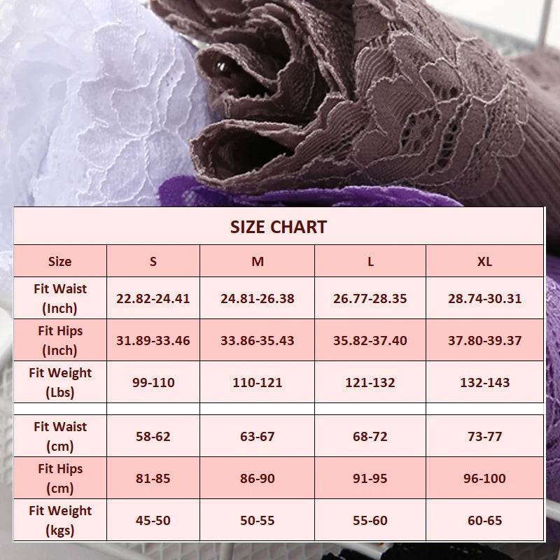 3PCS/Set Women Sexy Lace Panties Cotton Seamless Brazilian Panties Female Sexy Low Rise Soft Underwear G-String Lingerie S-XL - Matrix Studios