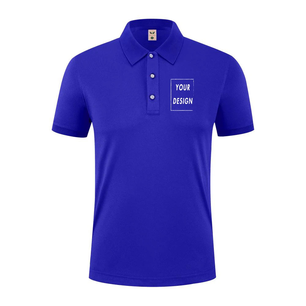 2025 Summer Causal Polo Shirt Custom Logo Printed Text Picture Brand Embroidery Personal Design Breathable Men And WomenTops - Matrix-studios.com