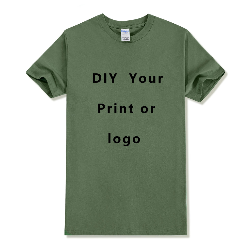 EU Size 100% Cotton Custom T Shirt Make Your Design Logo Text Men Women Print Original Design Gifts Tshirt - Matrix Studios