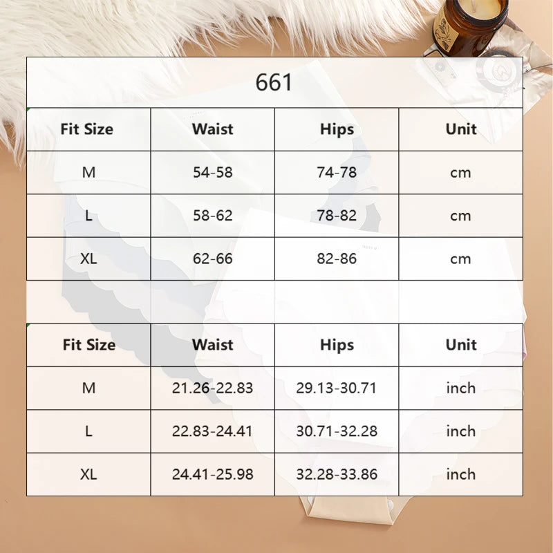 Ice Silk Seamless Panties 4PCS/Set Women's Briefs Solid Color Elastic Underwear Female Ultra Thin No Trace Wavy Side Panties - Matrix Studios