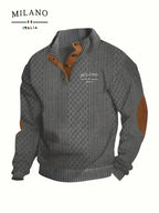 Henry Hoodie An Italian Milan Pattern Is a Warm Soft and Skin-Friendly Men's Autumn and Winter Pullover - Matrix Studios