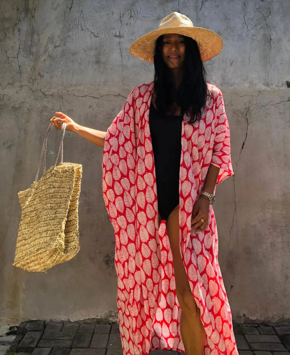 Beach Dress Tunic Cover up Embroidery Kaftan Saida de Praia Women Bikini Cover-up Pareo Sarong Beachwear - Matrix Studios