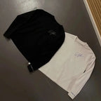 Harajuku Streetwear Hip Hop Letter Printing Round Neck Oversized T-shirt 2000s Simple Fashion Autumn Long Sleeves Rock Women Top
