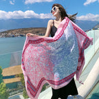 28 Styles 90x180cm Travel Beach Sunscreen Scarve Bikini Large Shawl Sarong Wrap Scarf Women Brazilian Swimsuit Bathing Cover-ups - Matrix Studios