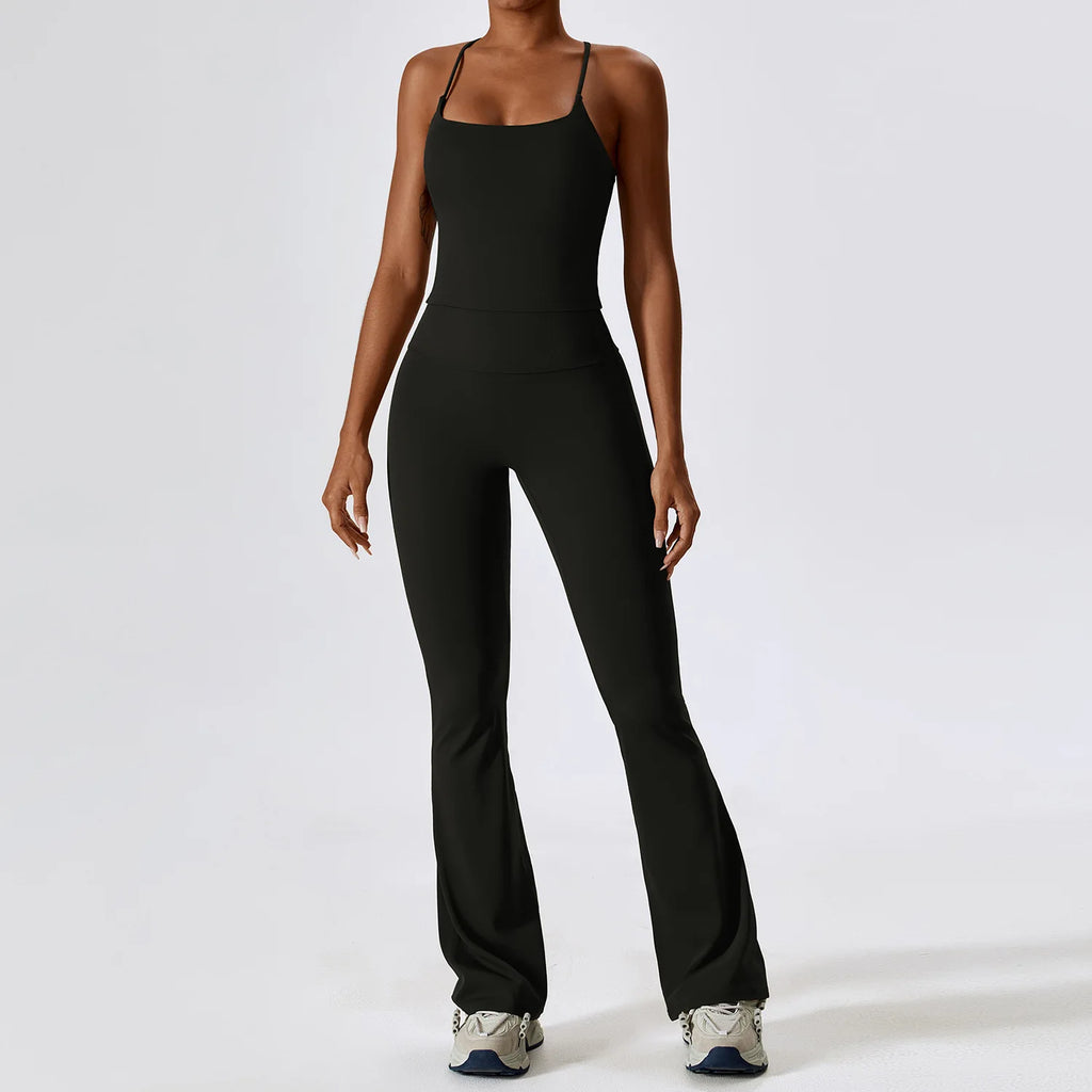 Yoga Set 2PCS Seamless Women Sportswear Workout Clothes Athletic Wear Gym Legging Fitness Bra Crop Top Long Sleeve Sports Suits - Matrix-studios.com