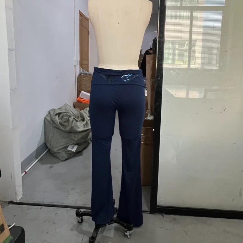 Sequin Angel's Wings Hoodies Women Chic Loose Long Sleeve Pullovers Top Slim Yoga Pant Set 2025 New Casual Lady Two Piece Sets - Matrix Studios