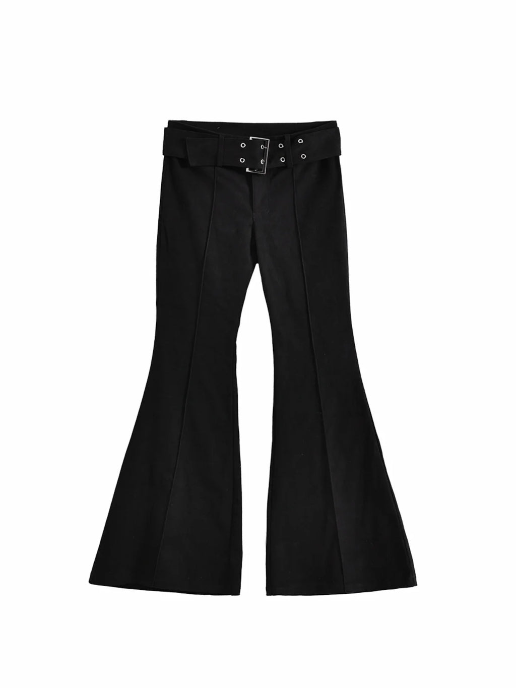 Women's Black Jeans Flare Pants Y2k Retro Emo 2000s Streetwear Fashion Trousers Harajuku Wide Yoga Pants 90s Aesthetic Clothes - Matrix-studios.com