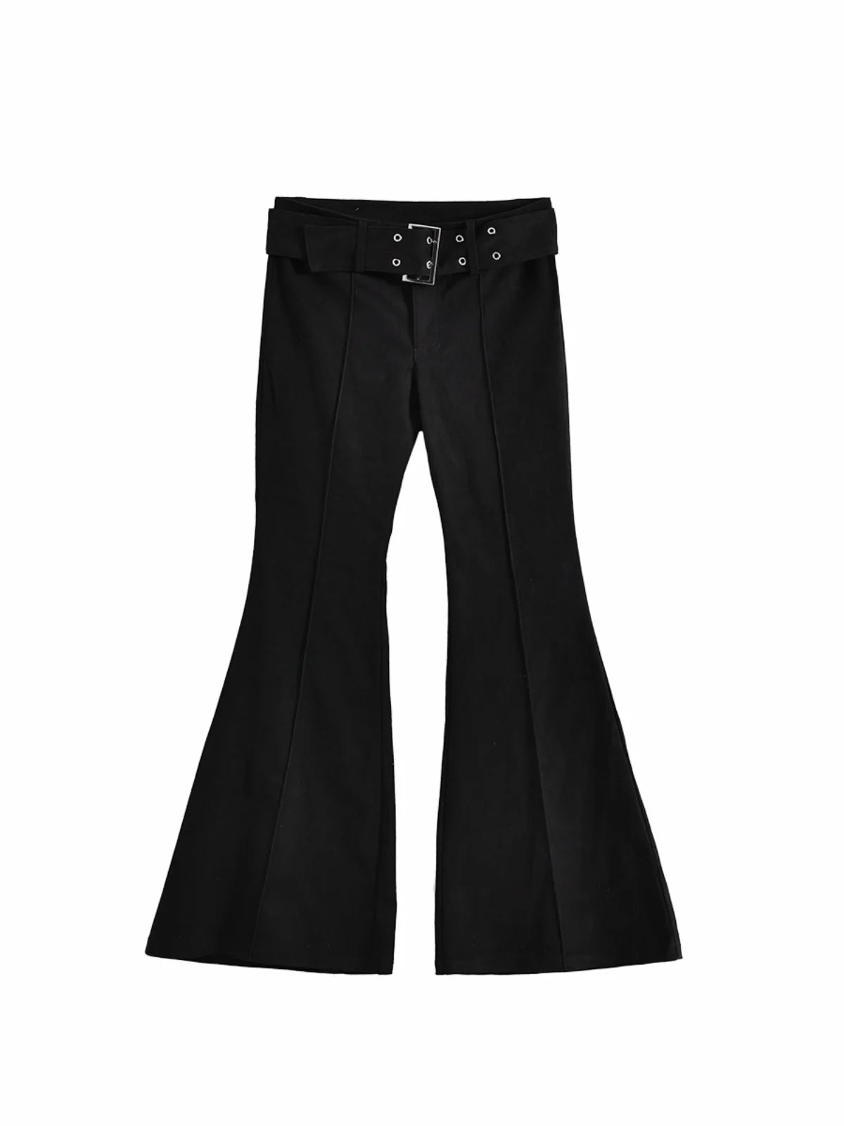 Women's Black Jeans Flare Pants Y2k Retro Emo 2000s Streetwear Fashion Trousers Harajuku Wide Yoga Pants 90s Aesthetic Clothes - Matrix-studios.com