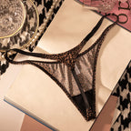 Ice Slik Low Waist Girls G String Leopard Flower Women Panties Sexy Briefs Thong T-back Underwear Female Lingerie Size S-XL - Matrix Studios
