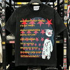 26ss Summer Satoshi Nakamoto T Shirt Short Sleeve Men's Hip Hop Y2K Cartoon Print Loose Cotton T-shirts Male Female Streetwear - Matrix-studios.com