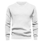 New Men's Crew Neck Sweatshirts Solid Color Large Sweatwear Spring Outdoor Jogging Tops - Matrix Studios
