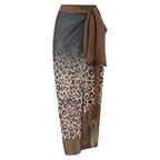2026 New Sexy Print Retro Swimwear Beach Dress Cover Up Long Skirts Skirt Party Outfits Swimsuit Beachwear - Matrix Studios