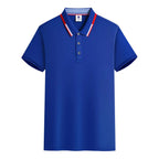 Summer Casual Short-sleeved Polo Shirt POLO Shirt Personal Company Customization Embroidery Printing Personalized Design Top - Matrix-studios.com