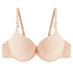 Women's Sexy Cotton Gathered Bra Deep V Underwire Ladied  Brassiere Push Up Lingerie Solid Bras Backless Intimate Underwear - Matrix Studios
