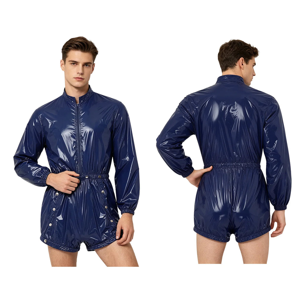 Women Men Washable Diaper Cover Sleeveless Waterproof Bodysuit Swimwear Clubwear Elderly Alzheimer Bedridden Adaptive Clothing - Matrix Studios