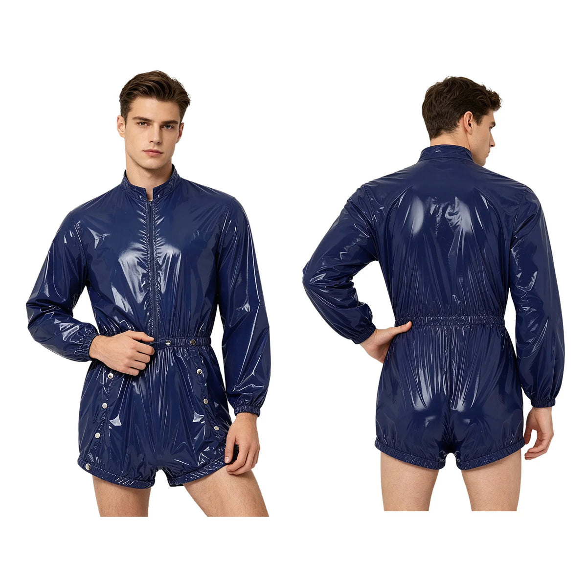 Women Men Washable Diaper Cover Sleeveless Waterproof Bodysuit Swimwear Clubwear Elderly Alzheimer Bedridden Adaptive Clothing - Matrix Studios