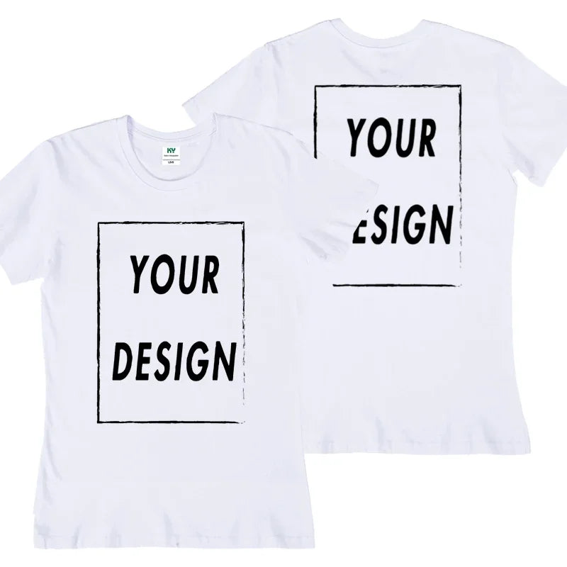 UE Size Custom Team T-shirt for Women, Add Your Own Design in Front and Back, Print and Text, High-quality T-shirt for Men - Matrix-studios.com