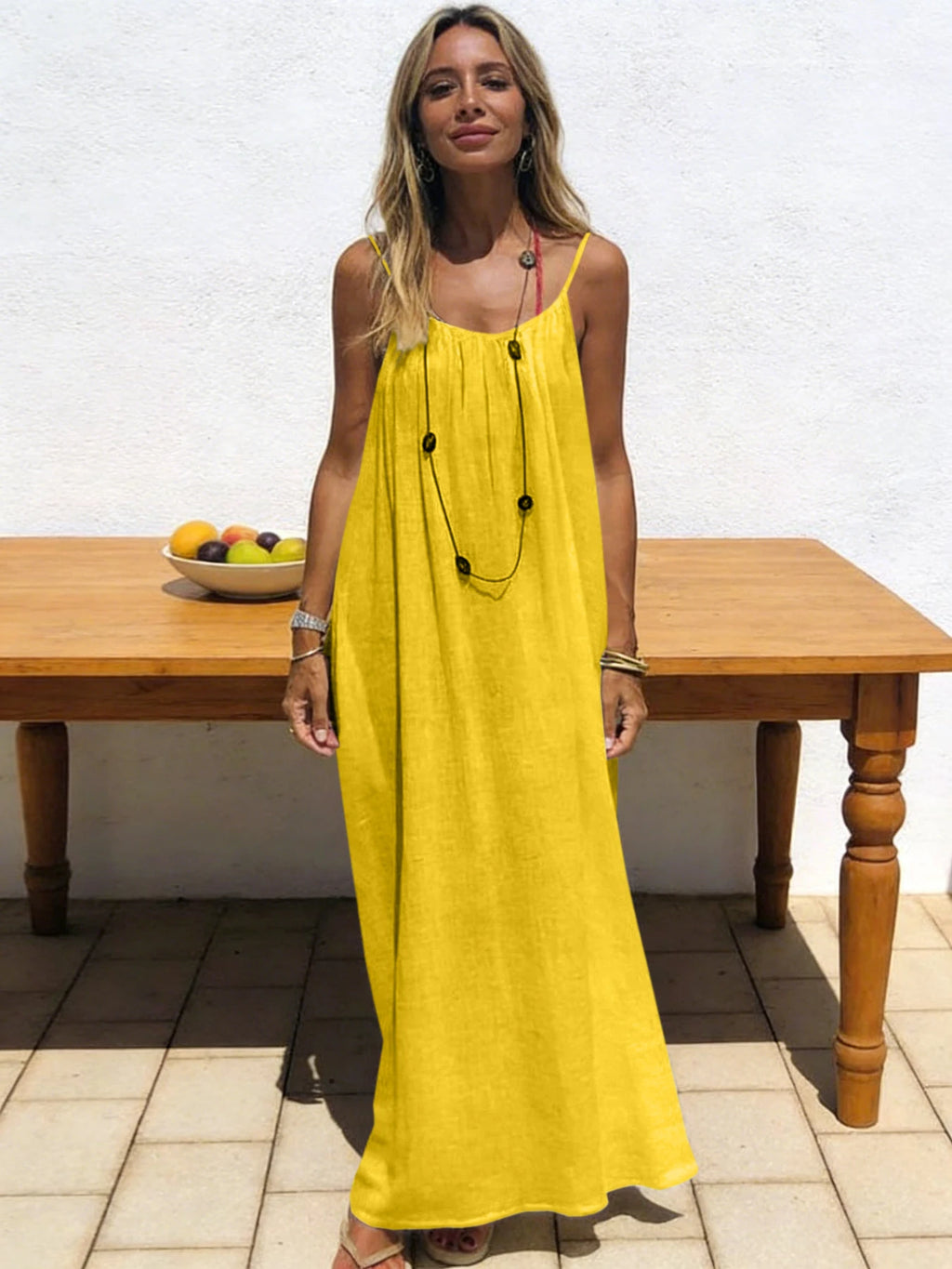 New Arrival Women's Strapless Backless Long Loose Home Dress Comfortable Sleepwear Casual Maxi Dress - Matrix-studios.com