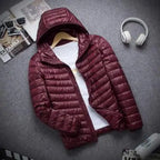 New Autumn And Winter Down Jacket Men's Fashion Hooded Super Light Warm Slim Coat Down Jacket Men's Coat - Matrix Studios