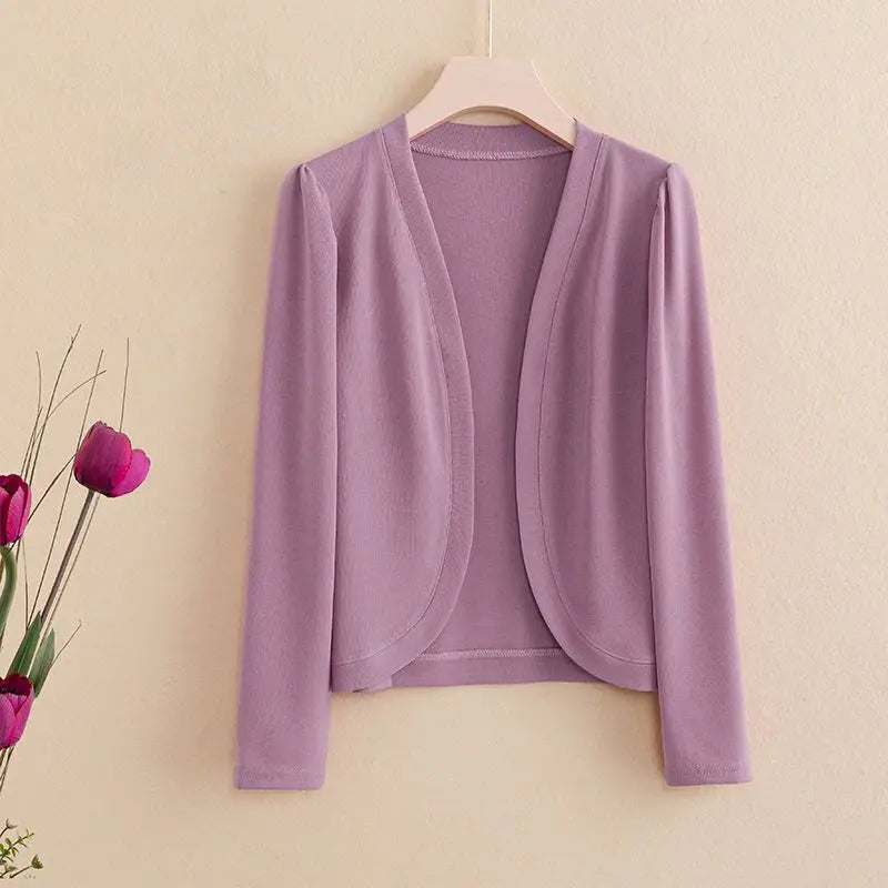 Spring Summer Knit Cardigan Jackets Women Shawl Outerwear Fashion Female Cardigans Women Long Sleeve Sunscreen Coat Ladies Tops - Matrix Studios