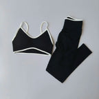 Seamless 2PCS Legging Sets Women's Strappy Sports Bras and Leggings High Waist Fitness Sculpt Leggings Running Pants Gym Suits - Matrix-studios.com