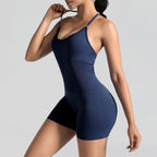 Yoga Sets Gym Jumpsuits Women Sports Overalls Active Wear Fitness Clothing Workout Clothes for Women Short Outfits - Matrix-studios.com