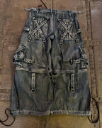 Streetwear Heavy Jeans Y2K Clothing Men Women Hip Hop Retro Pockets Baggy Cargo Pants Baggy Jeans Low Rise Wide Leg Trousers - Matrix Studios
