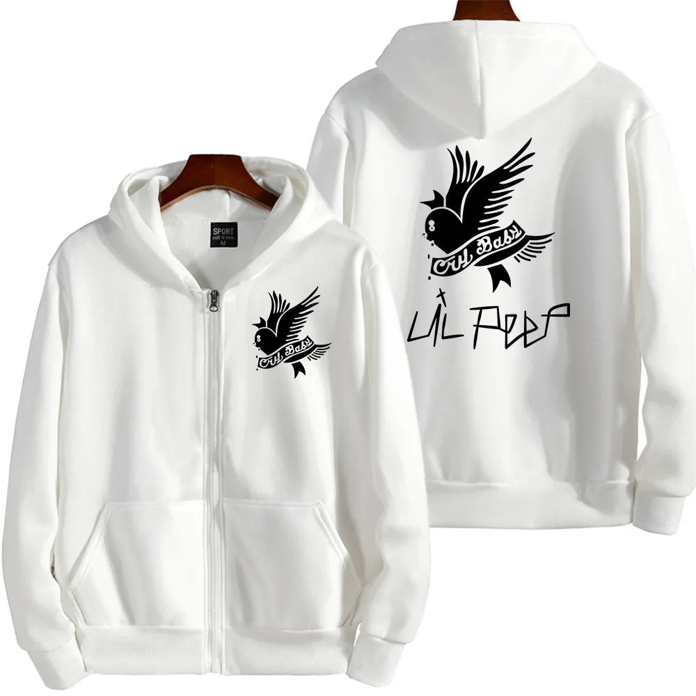 Zipper cardigan with fleece hooded zipper sweatshirt for casual and fashionable men - Matrix Studios