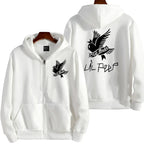 Zipper cardigan with fleece hooded zipper sweatshirt for casual and fashionable men - Matrix Studios