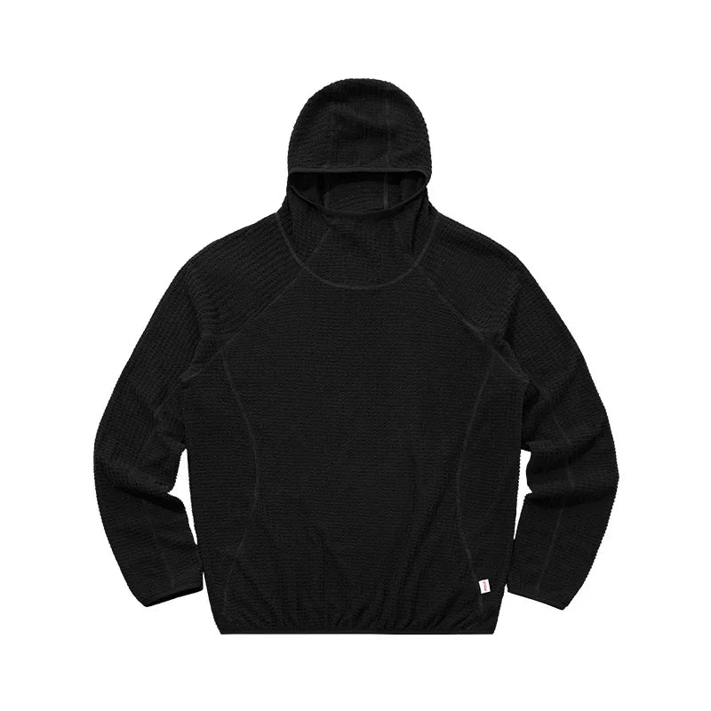 Men's air fleece hooded sweater autumn and winter new lightweight thermal hoodie couple - Matrix Studios