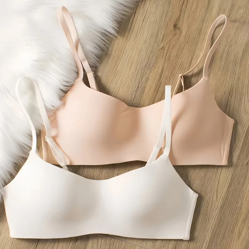 Seamless Bras For Women Small Chest Bralette 1/2 Cup Non-Wire Push-Up Bra Fixed Pad Soft Underwear Sexy Lingerie Intimates S-XL - Matrix Studios