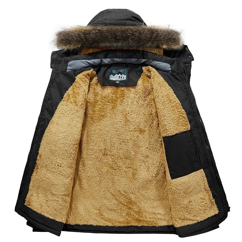 Good Quality Male Fit Winter Coats Multi-pocket Cargo JacketsMen Winter Down Jackets Hooded Casual Long Warm Parkas Size 7XL - Matrix Studios