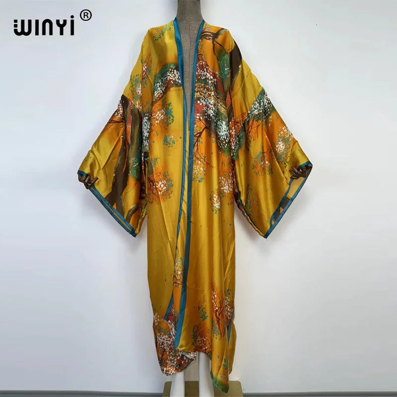 Europe WINYI new tunic bikini sweet lady pink boho Cardigan stitch Cocktail sexcy Boho Maxi Holiday Batwing Sleeve KIMONO mujer - Matrix Studios
