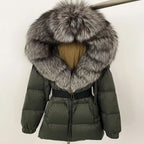 OFTBUY Winter Clothing Puffer Jacket Women Real Fox Fur Hooded Thick Warm 90% White Duck Down Coat Female Parkas Waterproof - Matrix Studios
