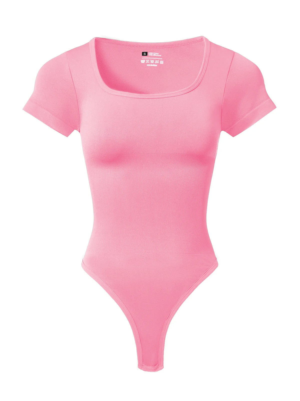 Women Plus Size Square Neck Short Sleeve Bodysuit Tummy Control Body Shaper Seamless Slimming Fashion Shapewear Jumpsuit - Matrix Studios