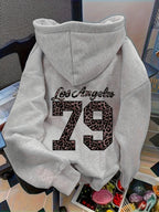 Women's Hoodie Pullover Sweatshirt with Australian Surf Graphic Bondi Beach EST 1851 Relaxed Fit Hooded Sweatshirt  Casual Top - Matrix Studios